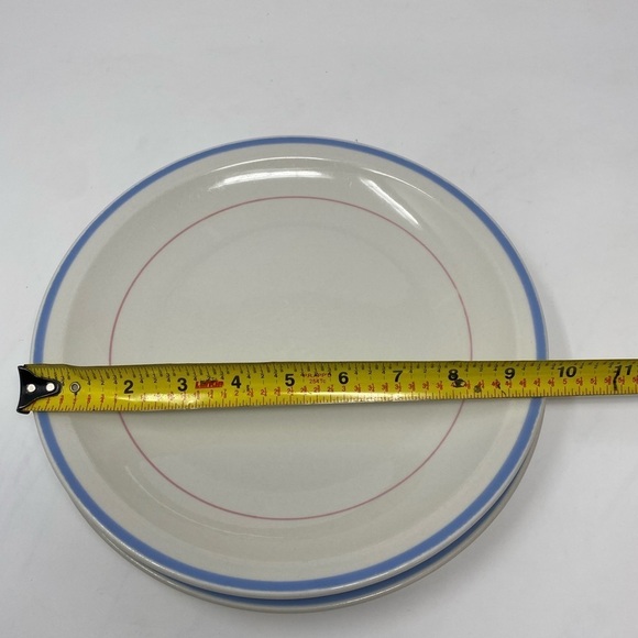 Set of 2 Vintage Everstone Stoneware Plates - Picture 2 of 5